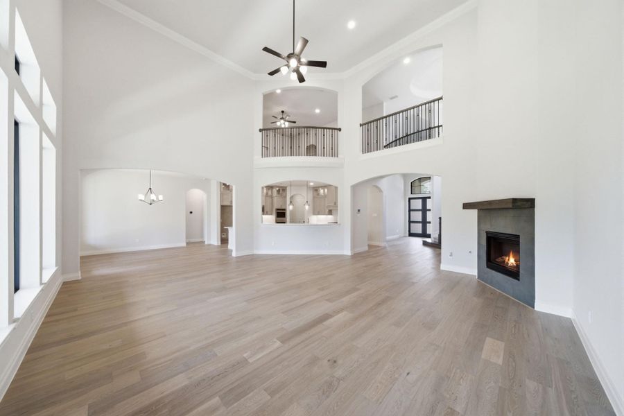 Spacious, unfurnished interior of a new home in Artavia 70′, Conroe (Image 18).