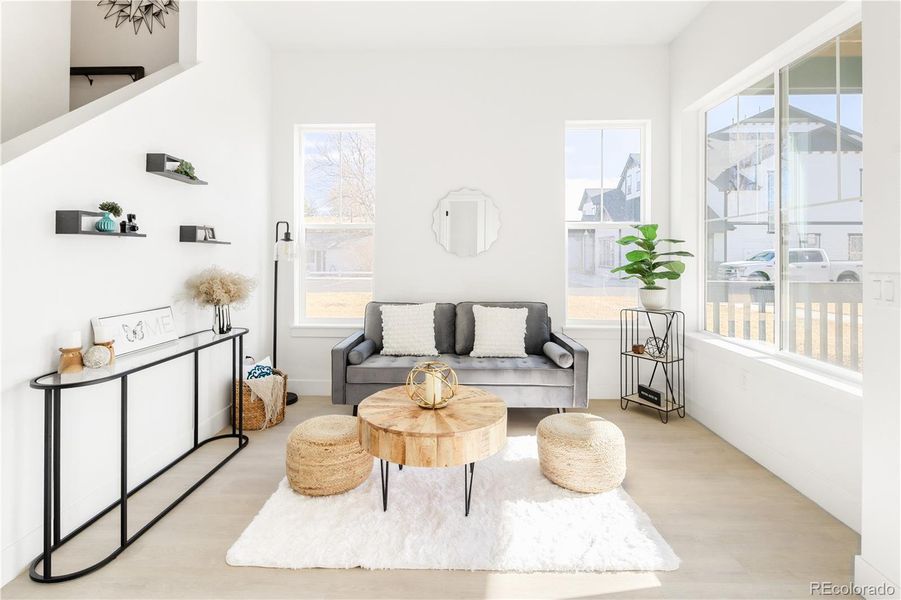 Furnished interior view inside a new home in , Arvada (Image 29).