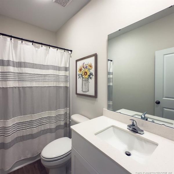 Guest Bath-Virtually Staged