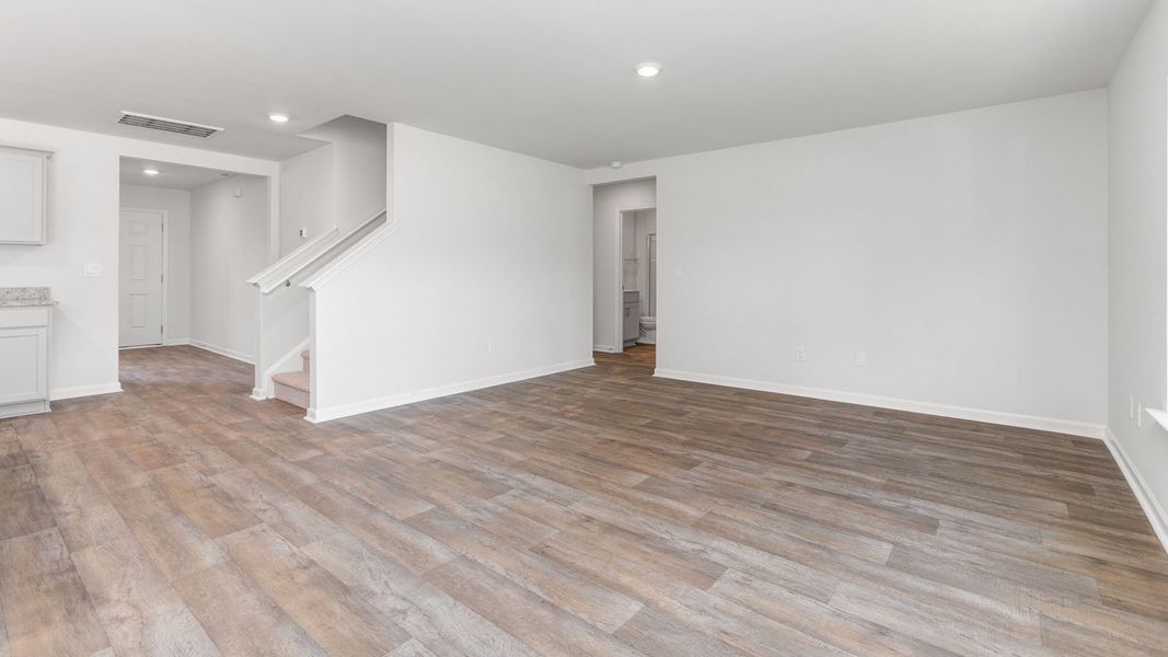 Representative unfurnished interior of a home built from the Hayden by D.R. Horton in Country Creek, Lexington (Image 19).