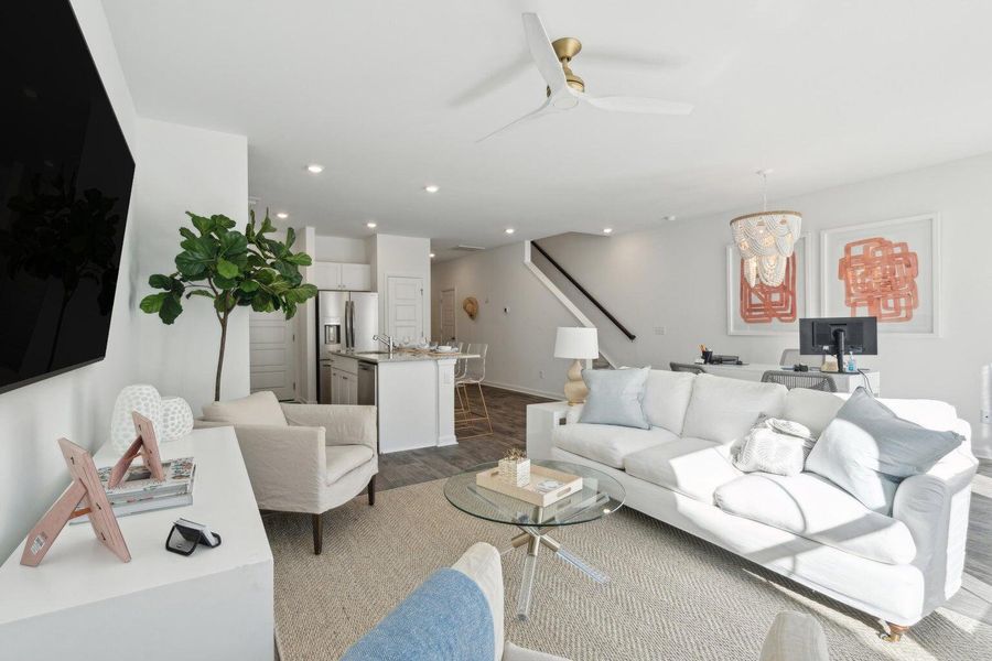 Furnished interior view inside a new home in , Summerville (Image 7).