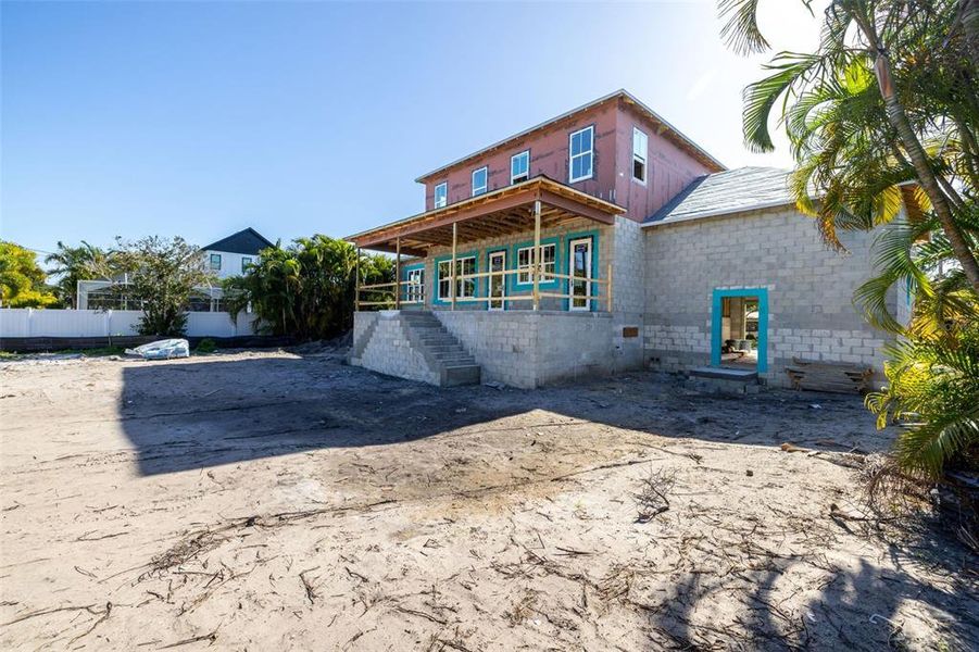 In-progress construction of a new home in , St. Petersburg, FL (Image 10).