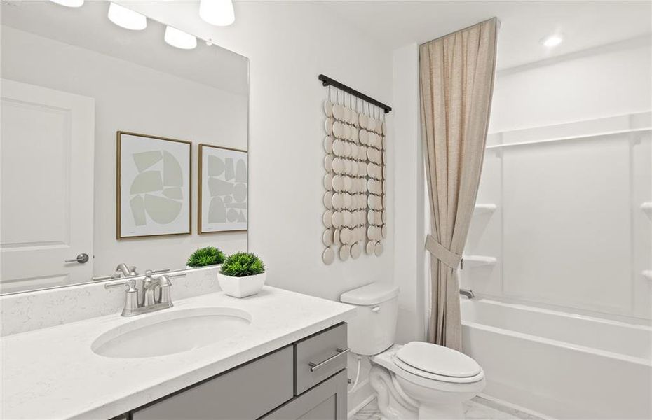 Furnished interior view inside a new home in Anderson Point Estates, McDonough (Image 17).