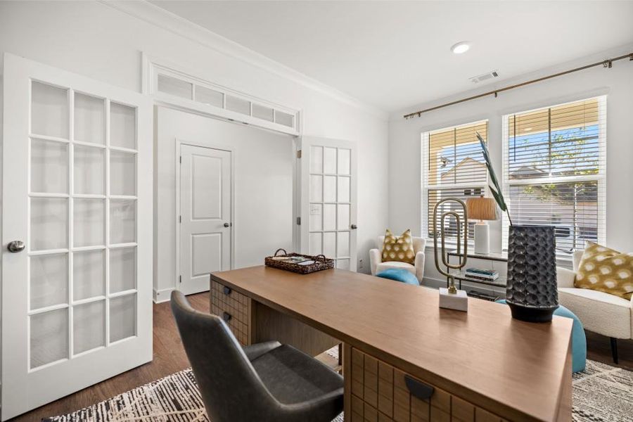 Furnished interior view inside a new home in Wellington Estates, Madison (Image 20).