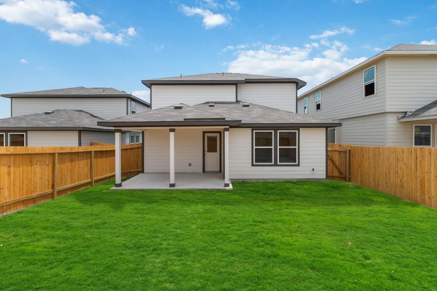 8625 Merlin Cove - Telluride - Elevation D - Exterior Rear