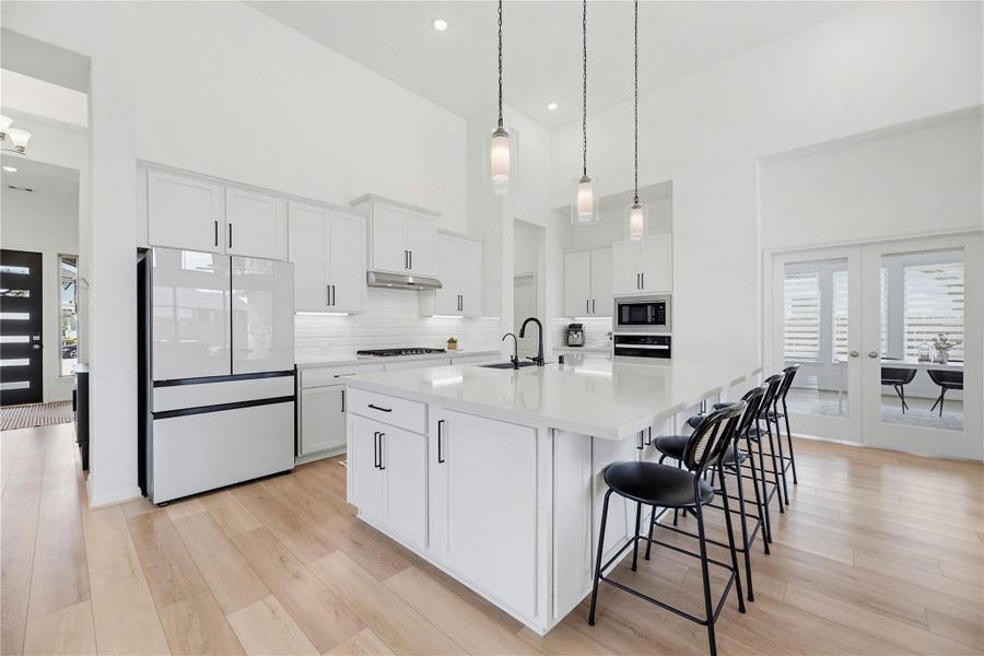 Furnished interior view inside a new home in , Cypress (Image 30).