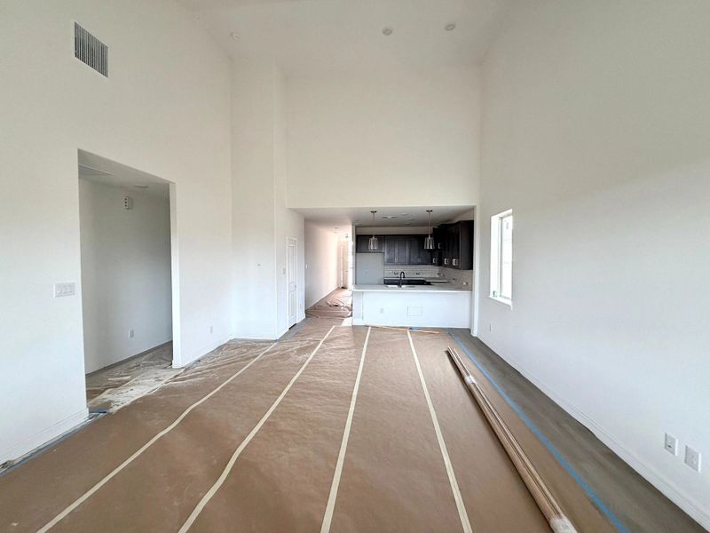 Construction progress - an additional view of your open concept living space