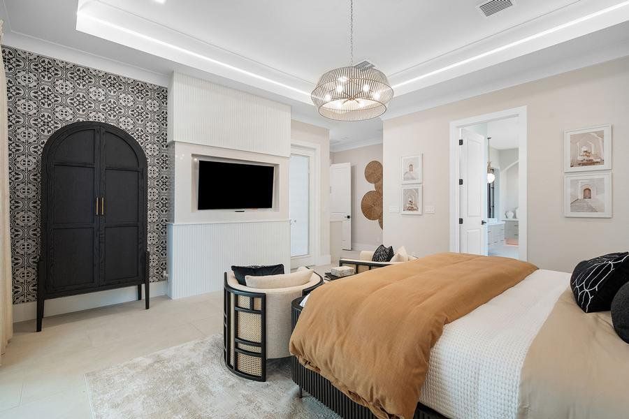 Representative furnished interior of a home built from the Riviera by GHO Homes in The Reserve at Grand Harbor, Vero Beach (Image 54).