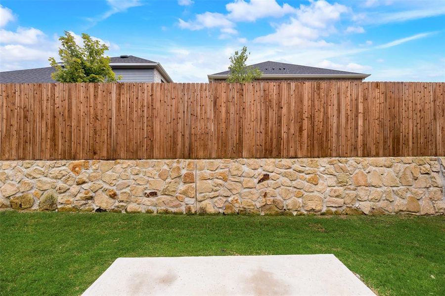 Front exterior of a new home in Villages of Hurricane Creek, Anna, TX, highlighting curb appeal (Image 16).