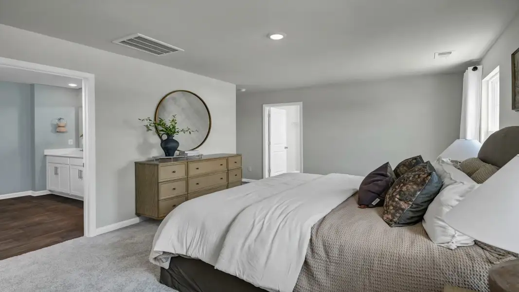 Furnished interior view inside a new home in Livingston Woods, Irmo (Image 20).