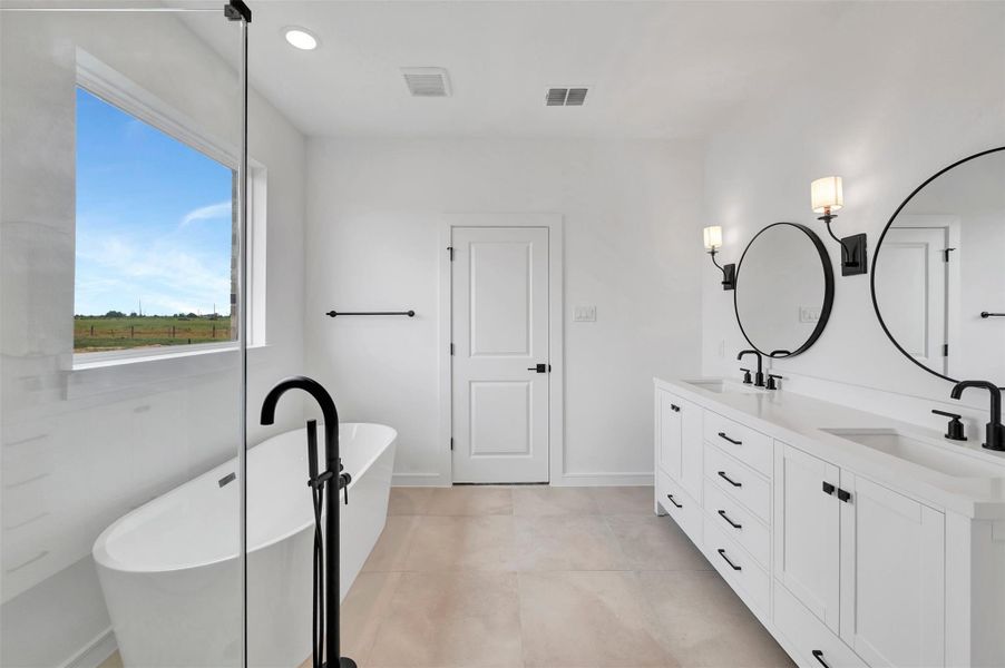 Spa-like primary bath Spa-like primary bath