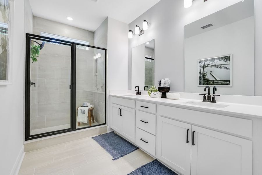 Representative furnished interior of a home built from the Easton by Taylor Morrison in Reserve at Hickory Walk, Kennesaw (Image 30).