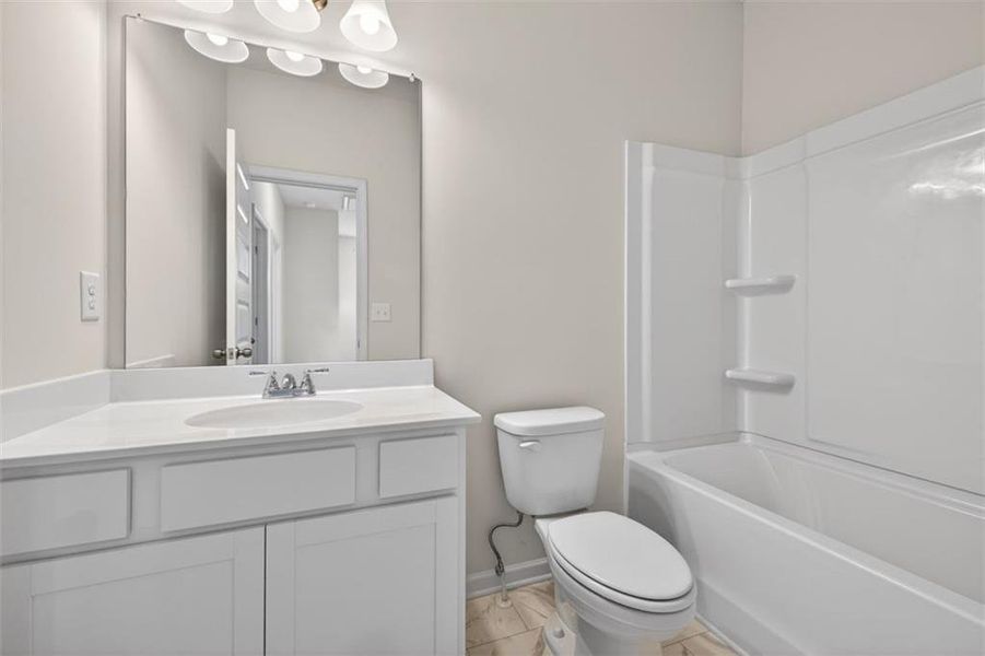 Furnished interior view inside a new home in Townes At The Stiles, Cartersville (Image 4).