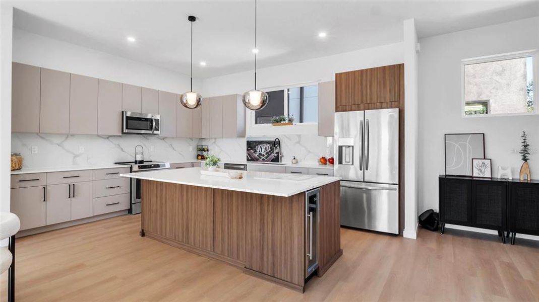 Furnished interior view inside a new home in , St. Petersburg (Image 36).