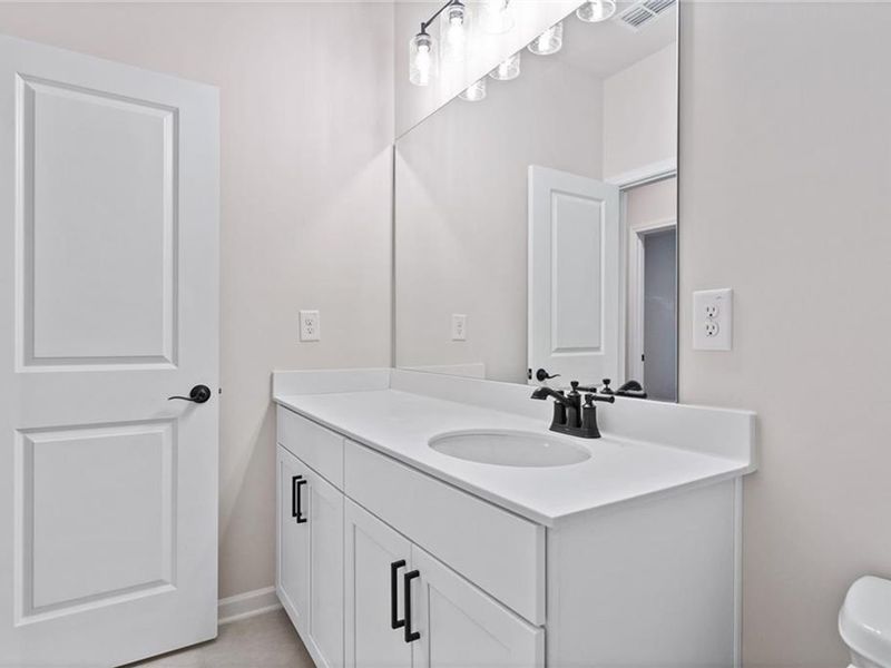Furnished interior view inside a new home in Kelly Preserve, Loganville (Image 11).