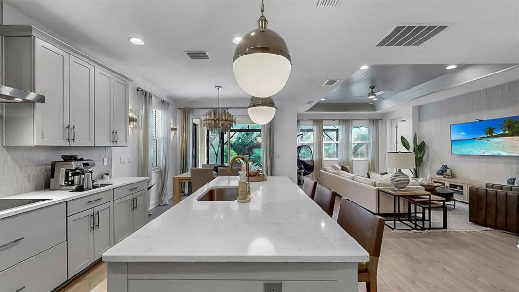 Furnished interior view inside a new home in , Sarasota (Image 47).