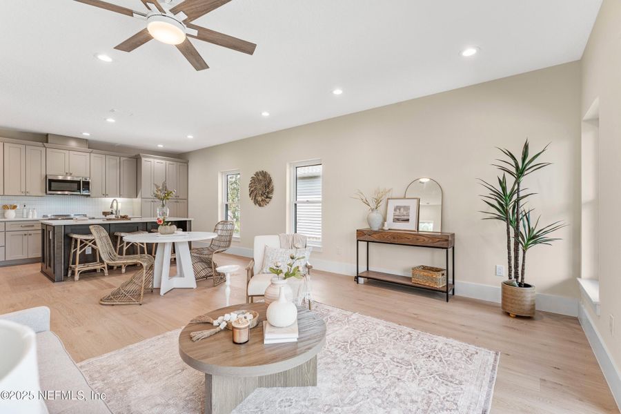 Furnished interior view inside a new home in , St. Augustine (Image 7). Furnished interior view inside a new home in , St. Augustine (Image 7).