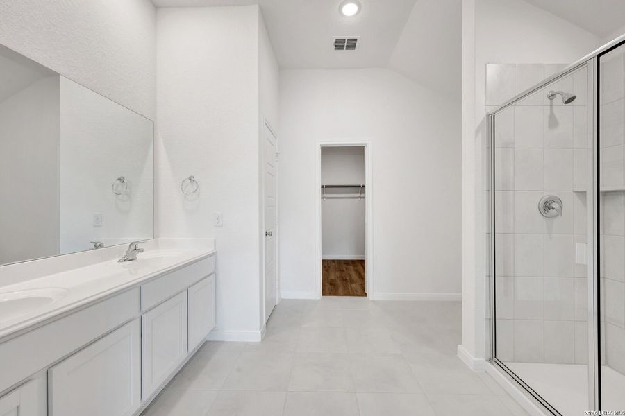 Furnished interior view inside a new home in Chaparral Ranch, Floresville (Image 3).