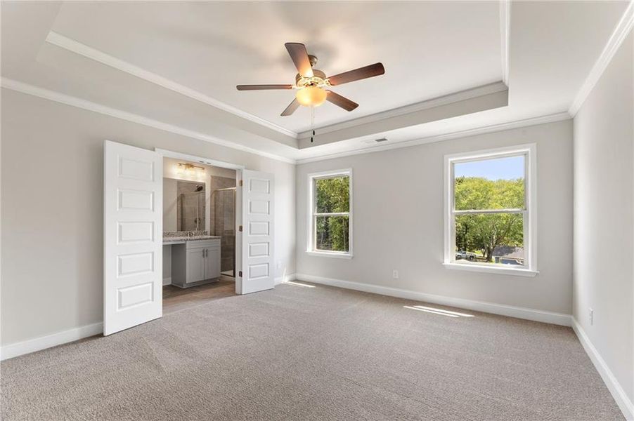 Spacious, unfurnished interior of a new home in Towns at Enclave, Lawrenceville (Image 23).