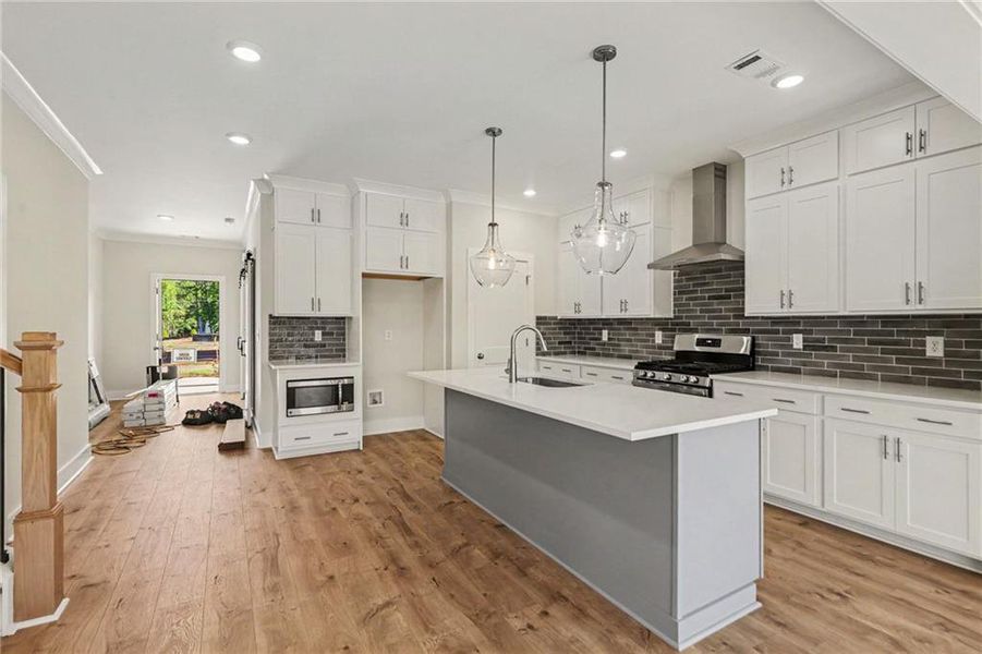 Furnished interior view inside a new home in , Winston (Image 10).