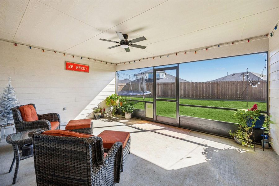 Exterior details and patio area of a home in Tamarron, Fulshear (Image 4). Exterior details and patio area of a home in Tamarron, Fulshear (Image 4).