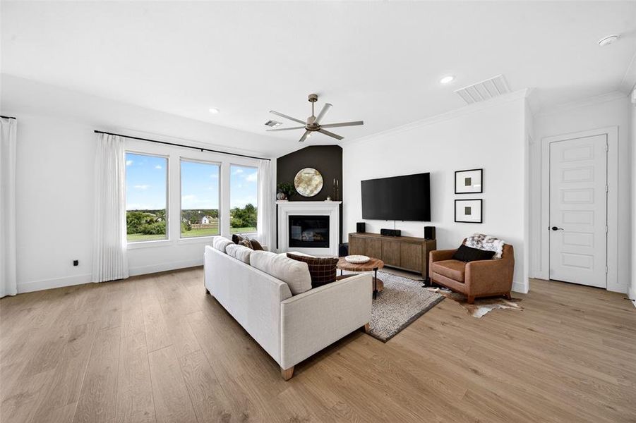 Furnished interior view inside a new home in Gatlin Ranch, Springtown (Image 32).