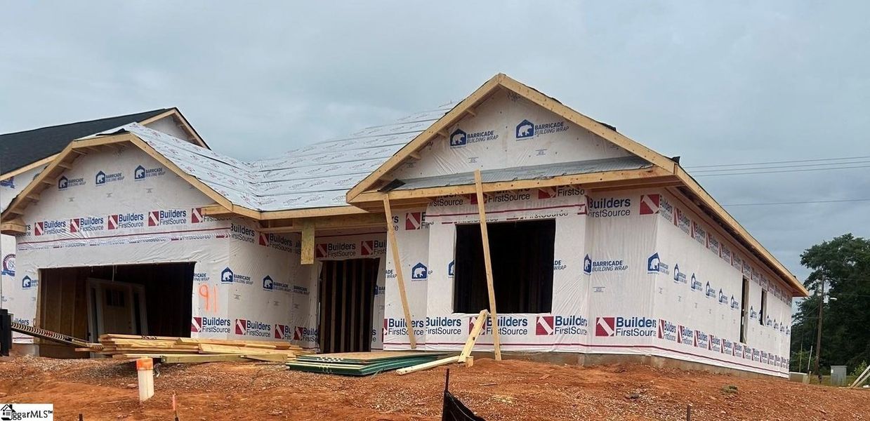 In-progress construction of a new home in Harrison Valley, Simpsonville, SC (Image 18). In-progress construction of a new home in Harrison Valley, Simpsonville, SC (Image 18).