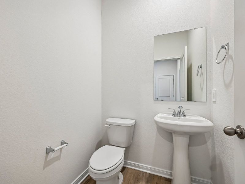 Furnished interior view inside a new home in Prairie Winds - Reserve Collection, Hutto (Image 7).
