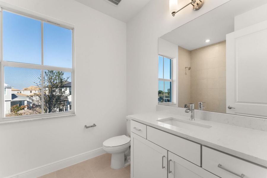 Representative furnished interior of a home built from the Barberton by Mattamy Homes in Newfield, Palm City (Image 10).