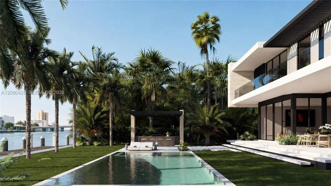 Exterior details and patio area of a home in , Surfside (Image 3). Exterior details and patio area of a home in , Surfside (Image 3).