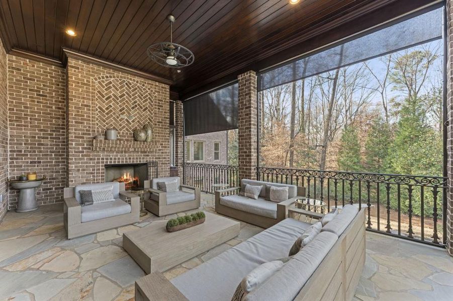 Exterior details and patio area of a home in , Johns Creek (Image 4).