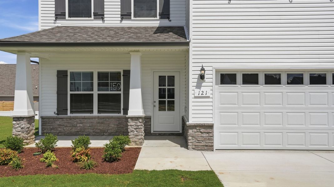 Exterior details and patio area of a home in Wheatfield, Shelbyville (Image 3).