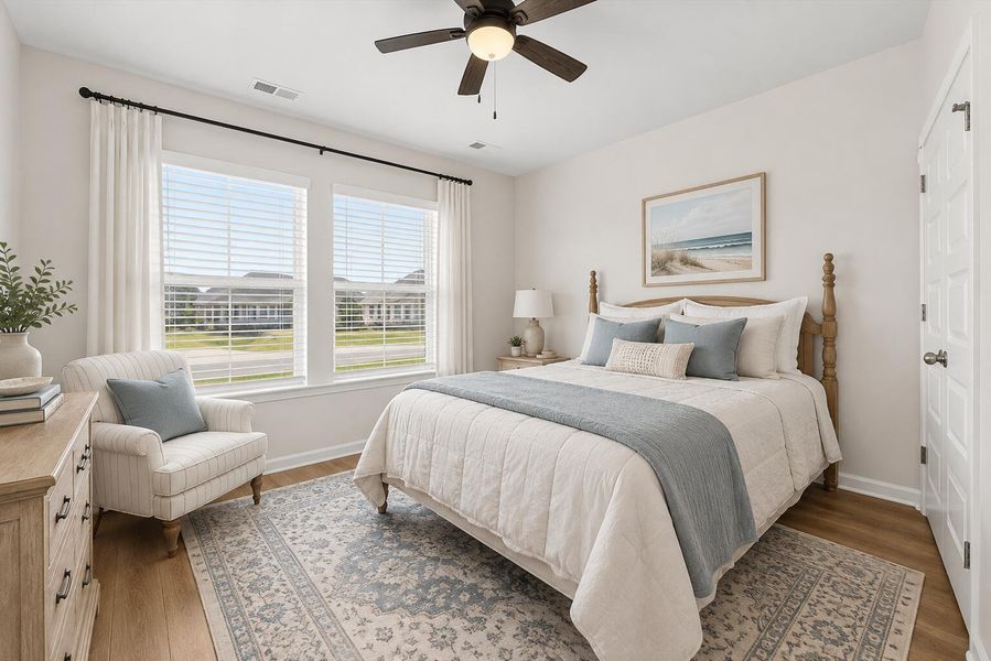 Furnished interior view inside a new home in Horizons at Summers Corner | 55+, Summerville (Image 32). Furnished interior view inside a new home in Horizons at Summers Corner | 55+, Summerville (Image 32).
