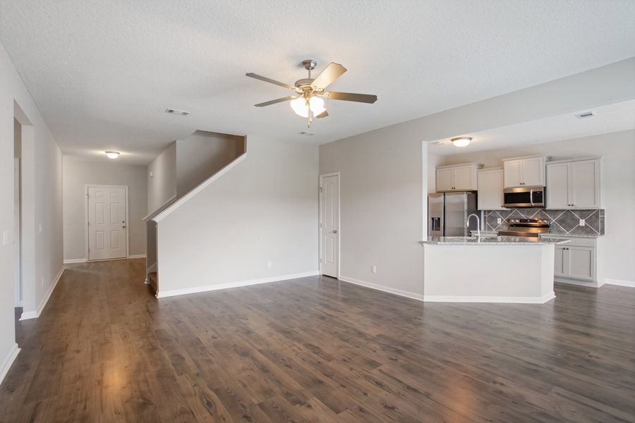 Representative unfurnished interior of a home built from the The Marne With Bonus by RTS Homes in Grand Reserve, Hinesville (Image 16).