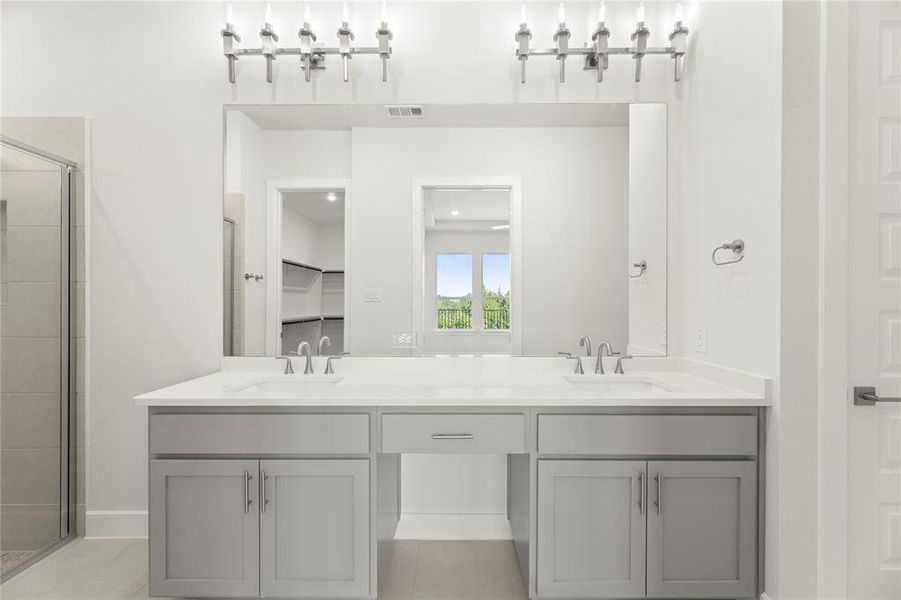 Furnished interior view inside a new home in The Highlands, Rockwall (Image 13).