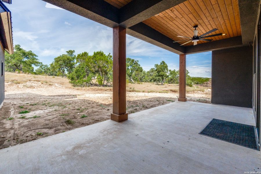 Exterior details and patio area of a home in , Spring Branch (Image 20).