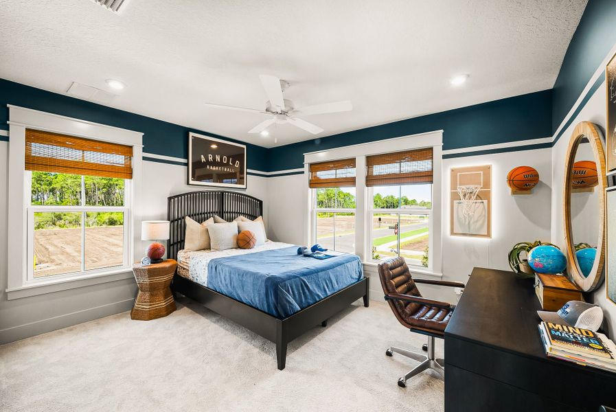 Representative furnished interior of a home built from the Charles by Fischer Homes in Twin Lakes, Hoschton (Image 35).