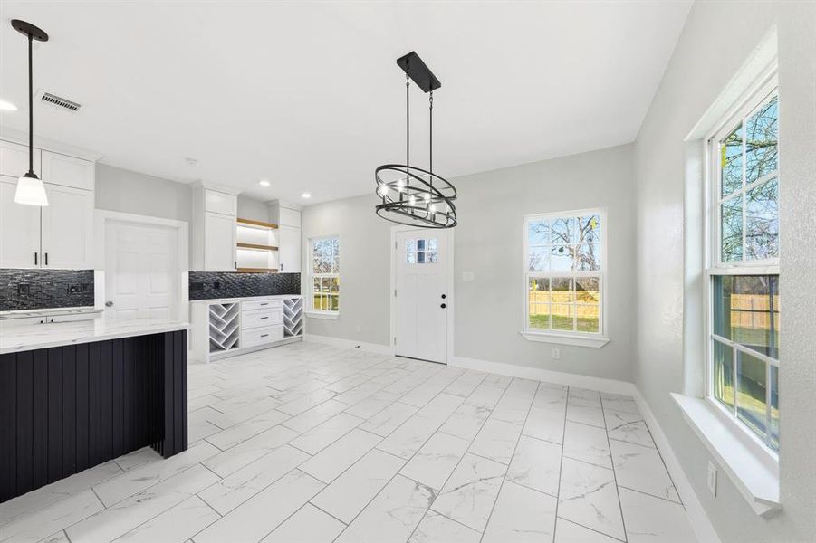 Furnished interior view inside a new home in , Ennis (Image 13).