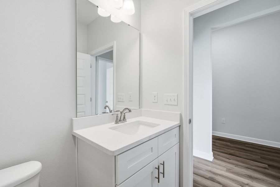 Furnished interior view inside a new home in Southern Charm, Crestview (Image 7).