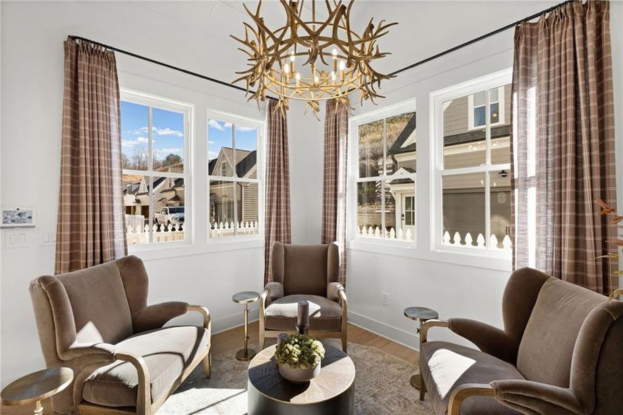 Furnished interior view inside a new home in , Ball Ground (Image 19).