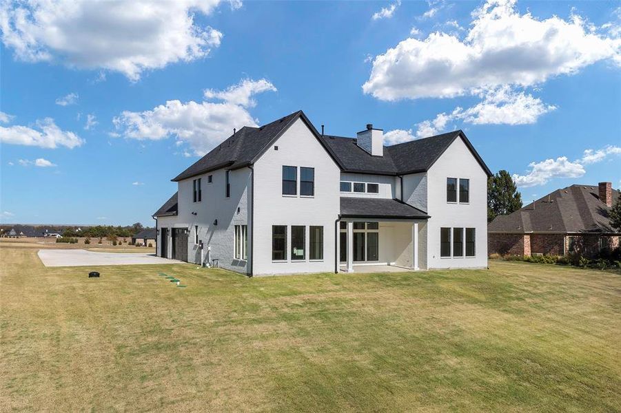 Exterior details and patio area of a home in , McKinney (Image 3). Exterior details and patio area of a home in , McKinney (Image 3).