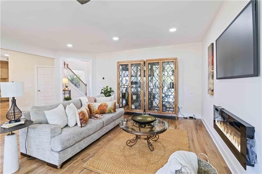 Furnished interior view inside a new home in , Atlanta (Image 24).
