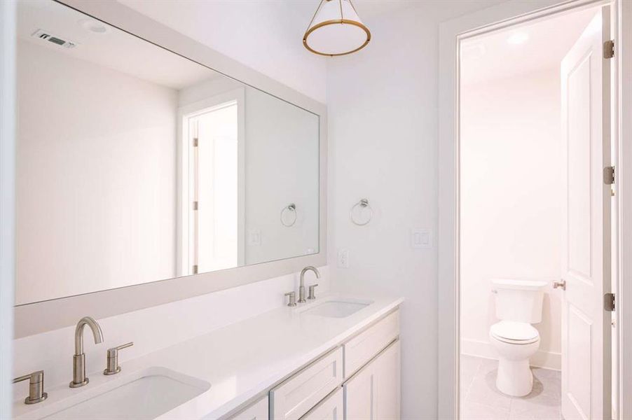 Furnished interior view inside a new home in , Aledo (Image 16).