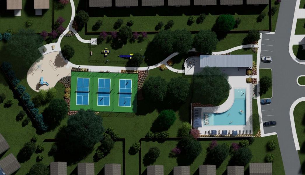 Double Creek Aerial View of Amenity