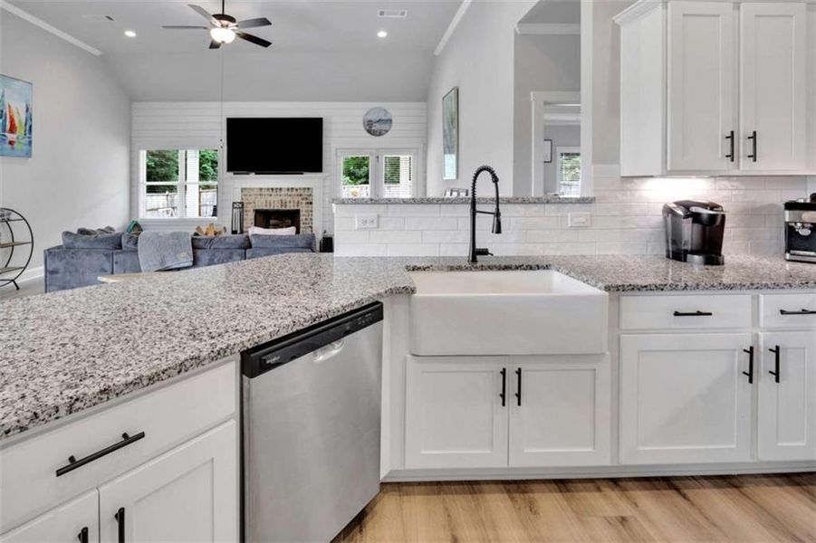 Furnished interior view inside a new home in , Monroe (Image 5).