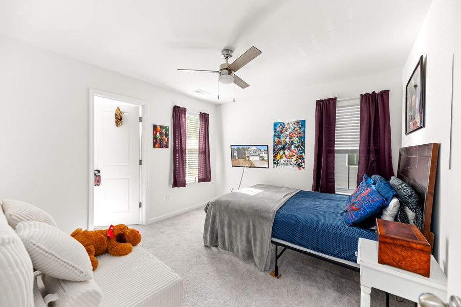 Furnished interior view inside a new home in Boykins Run Townhomes, Moncks Corner (Image 21).