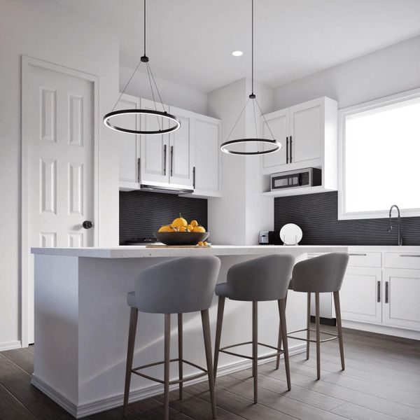 Furnished interior view inside a new home in , Houston (Image 9).