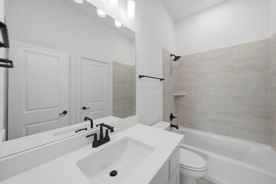 Furnished interior view inside a new home in Park Place - 80' Lots, Prosper (Image 13). Furnished interior view inside a new home in Park Place - 80' Lots, Prosper (Image 13).