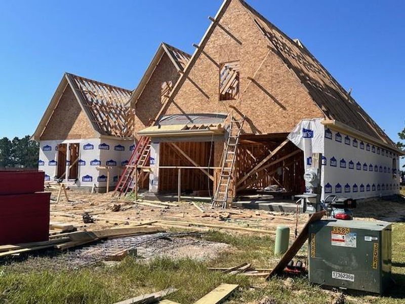 In-progress construction of a new home in , Lumberton, TX (Image 12).