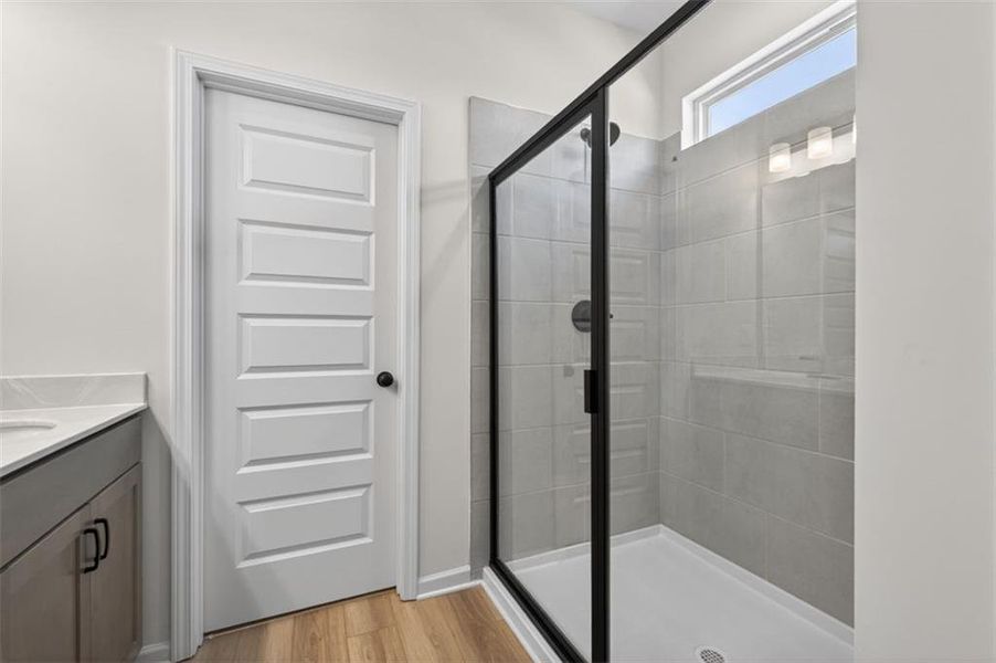 Furnished interior view inside a new home in The Stiles, Cartersville (Image 6).